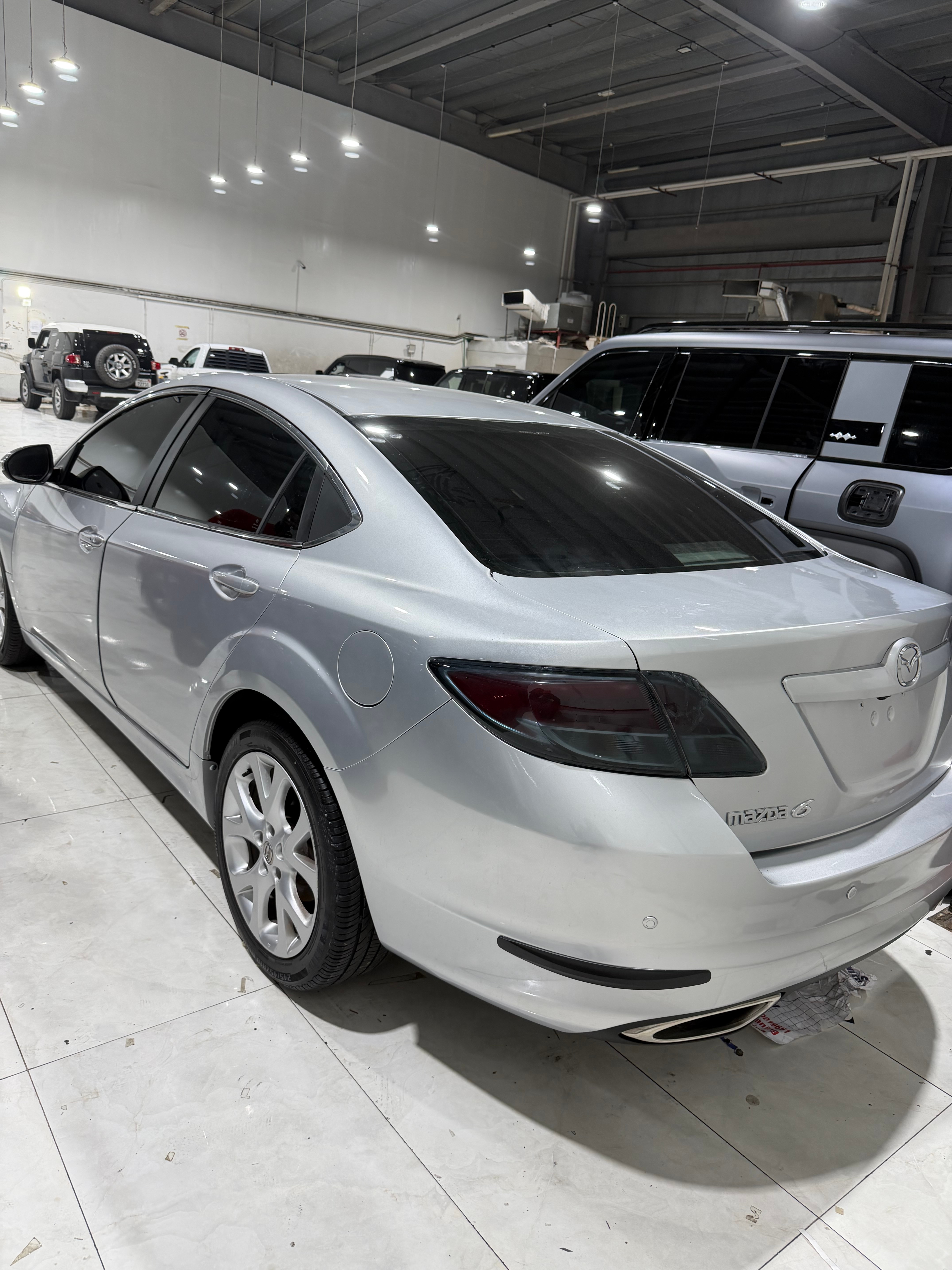 Silver Mazda 6 Sport 2009