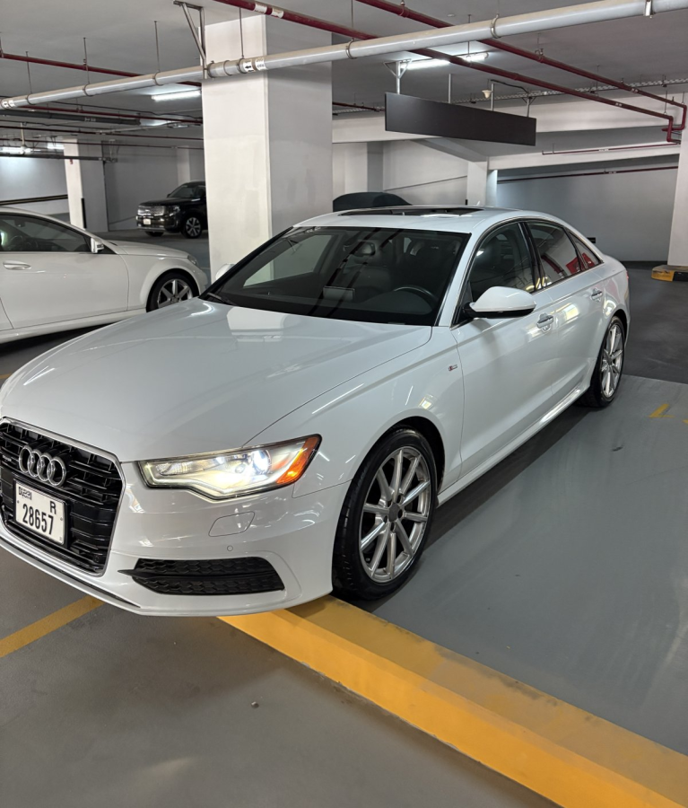 أبيض أودي A6 3.0T quattro 2015 أبيض أودي A6 3.0T quattro 2015