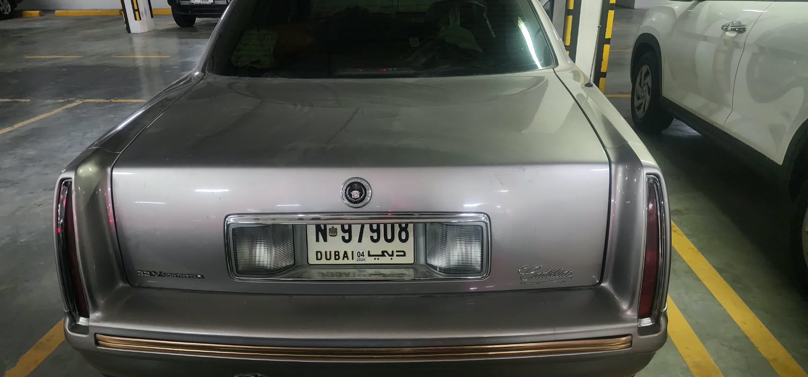 Silver Cadillac DeVille Base 1998