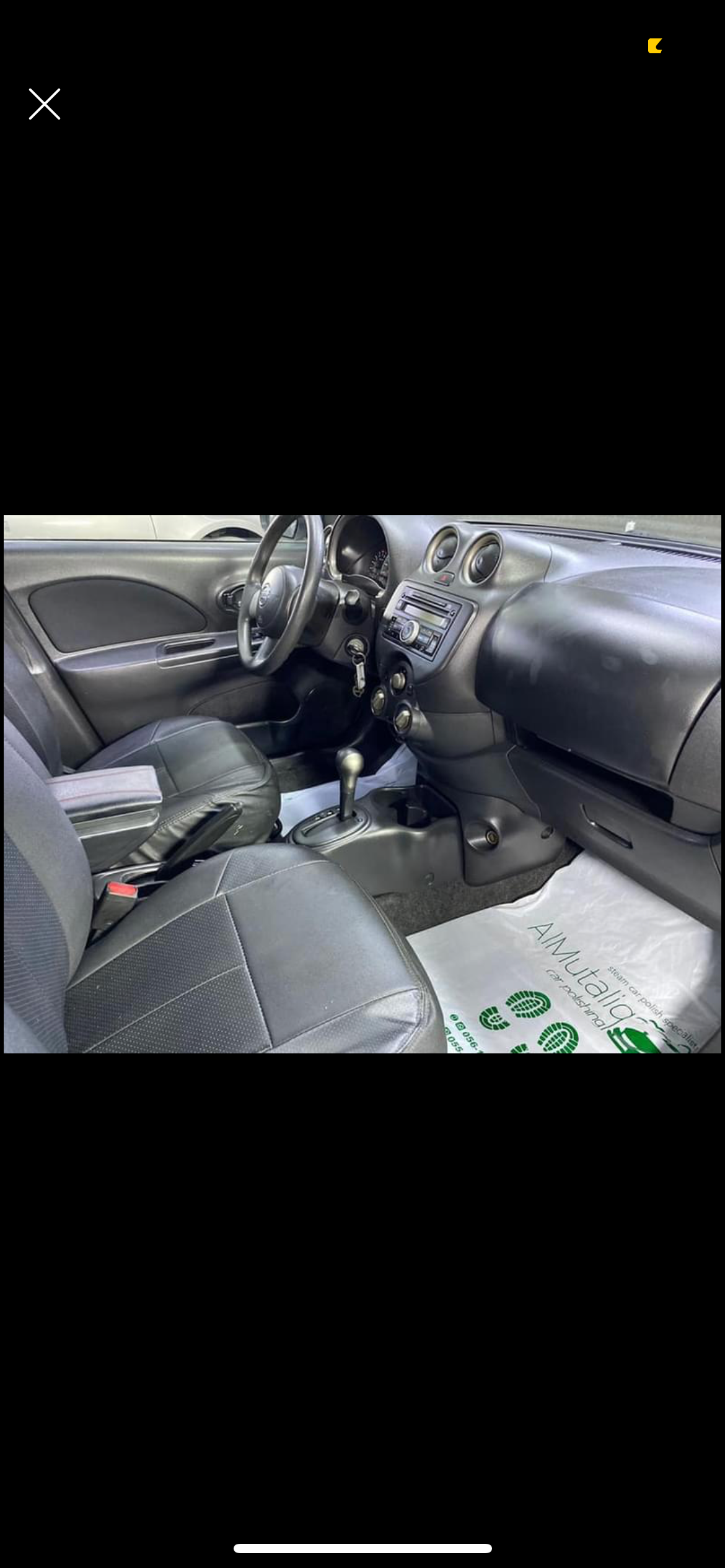 White Nissan Micra 2012