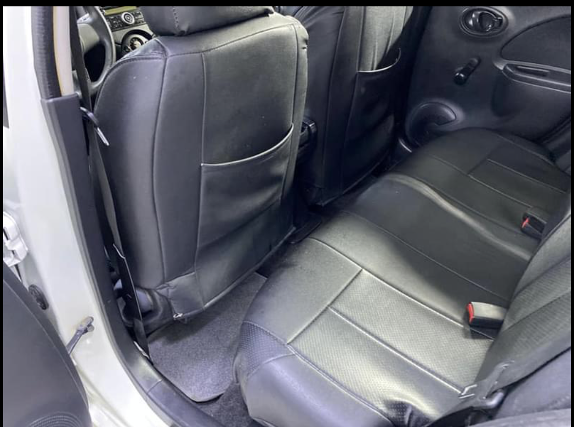 White Nissan Micra 2012