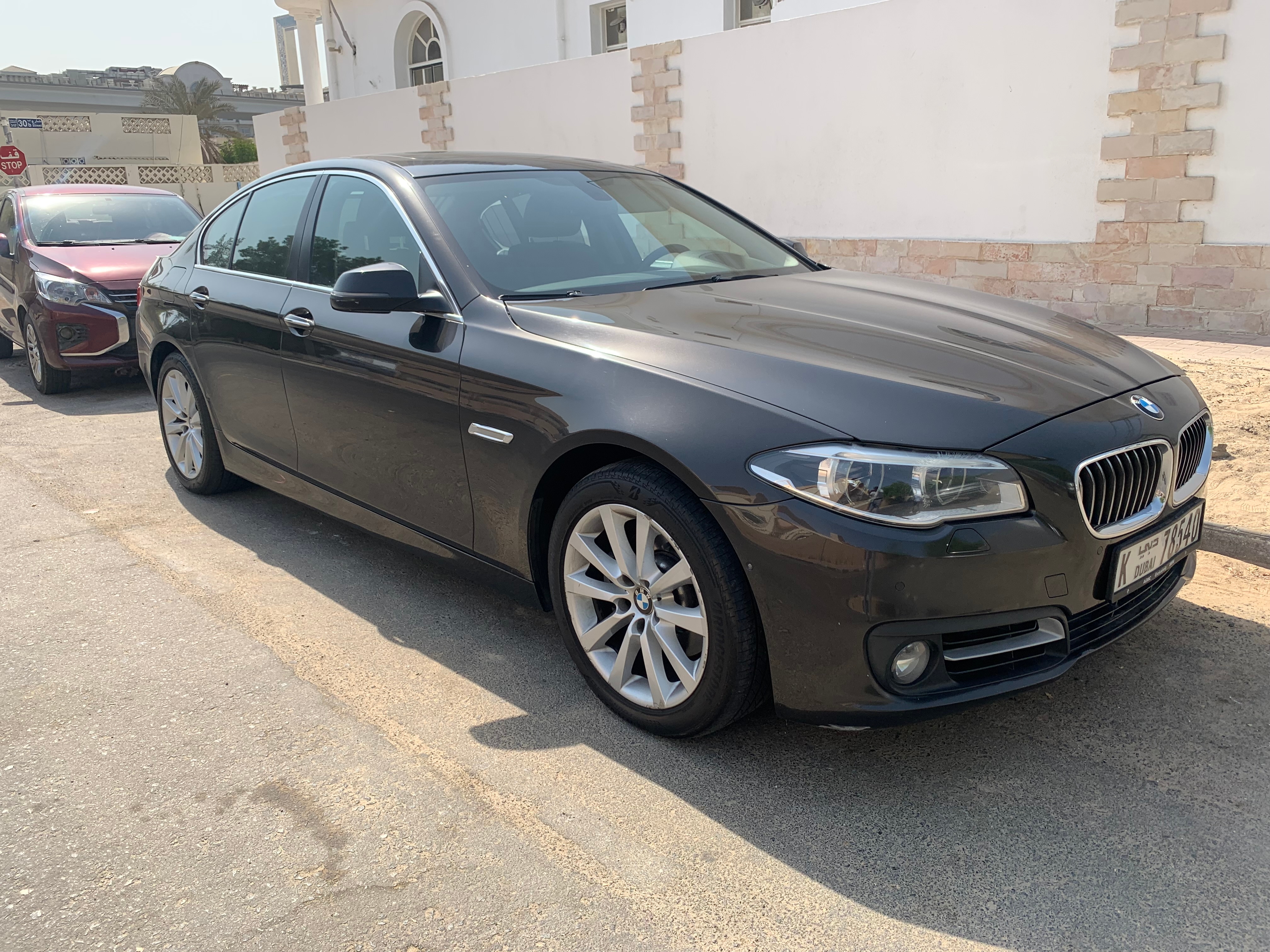 Dark Gray BMW 528i 2015
