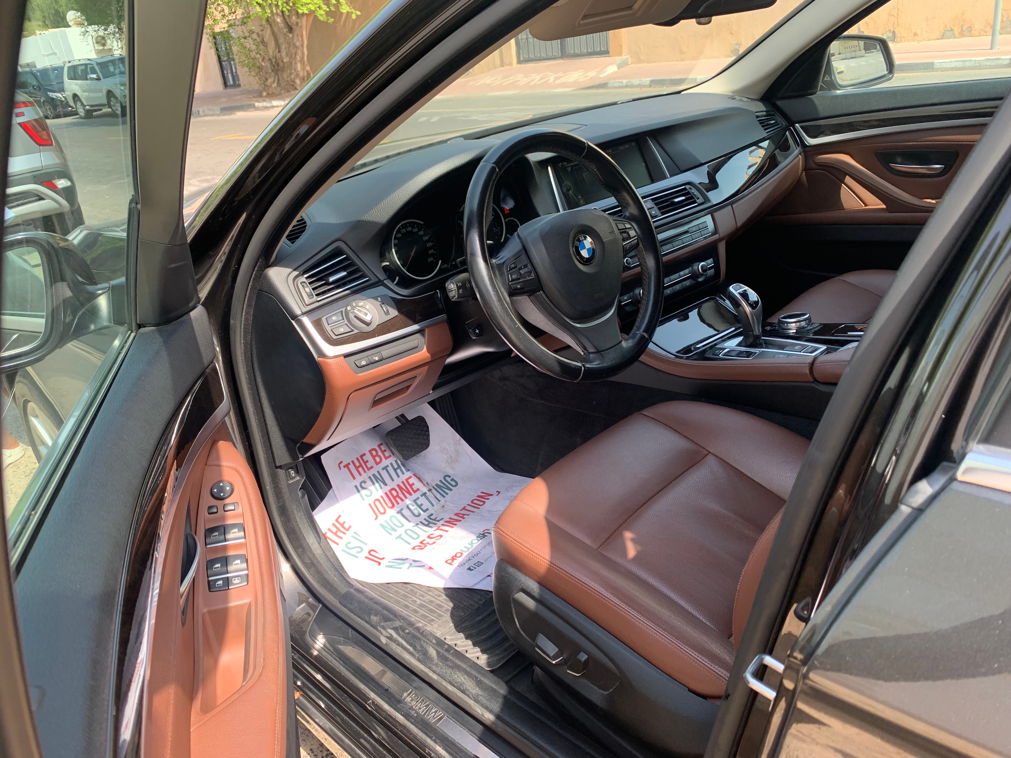 Dark Gray BMW 528i 2015