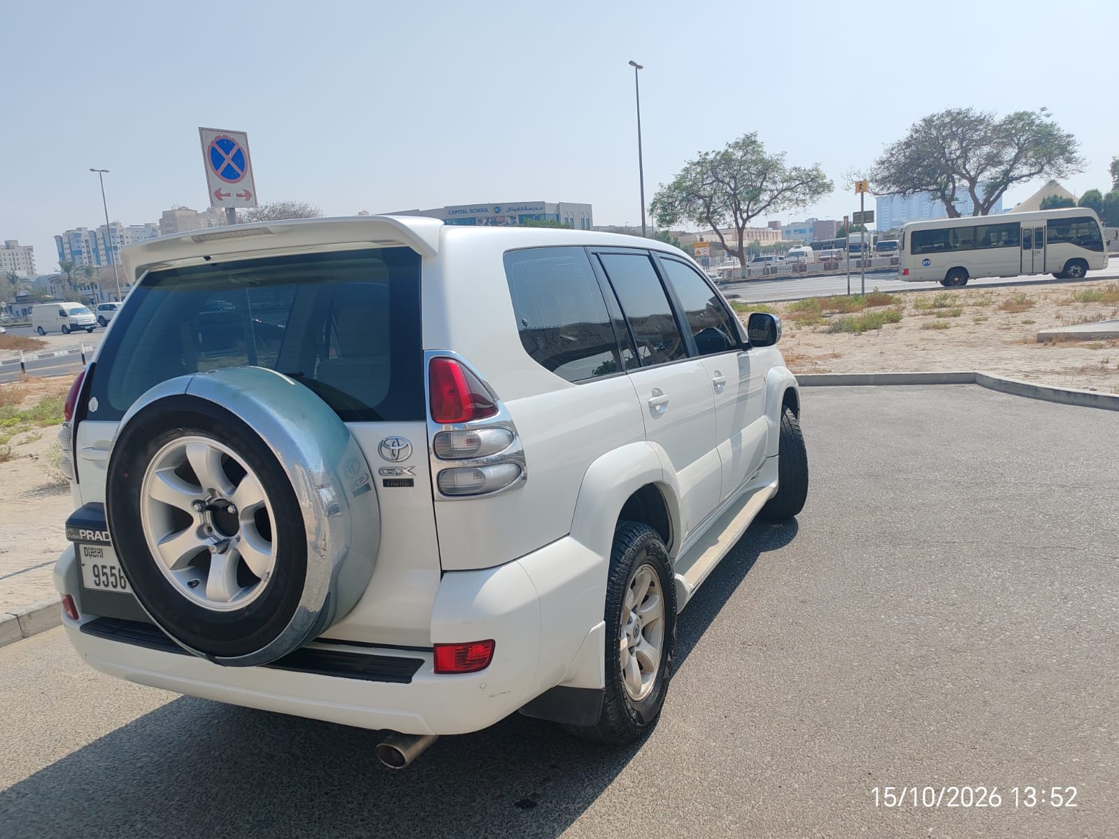 Pearl White Toyota Prado GX Basic 2008 Pearl White Toyota Prado GX Basic 2008