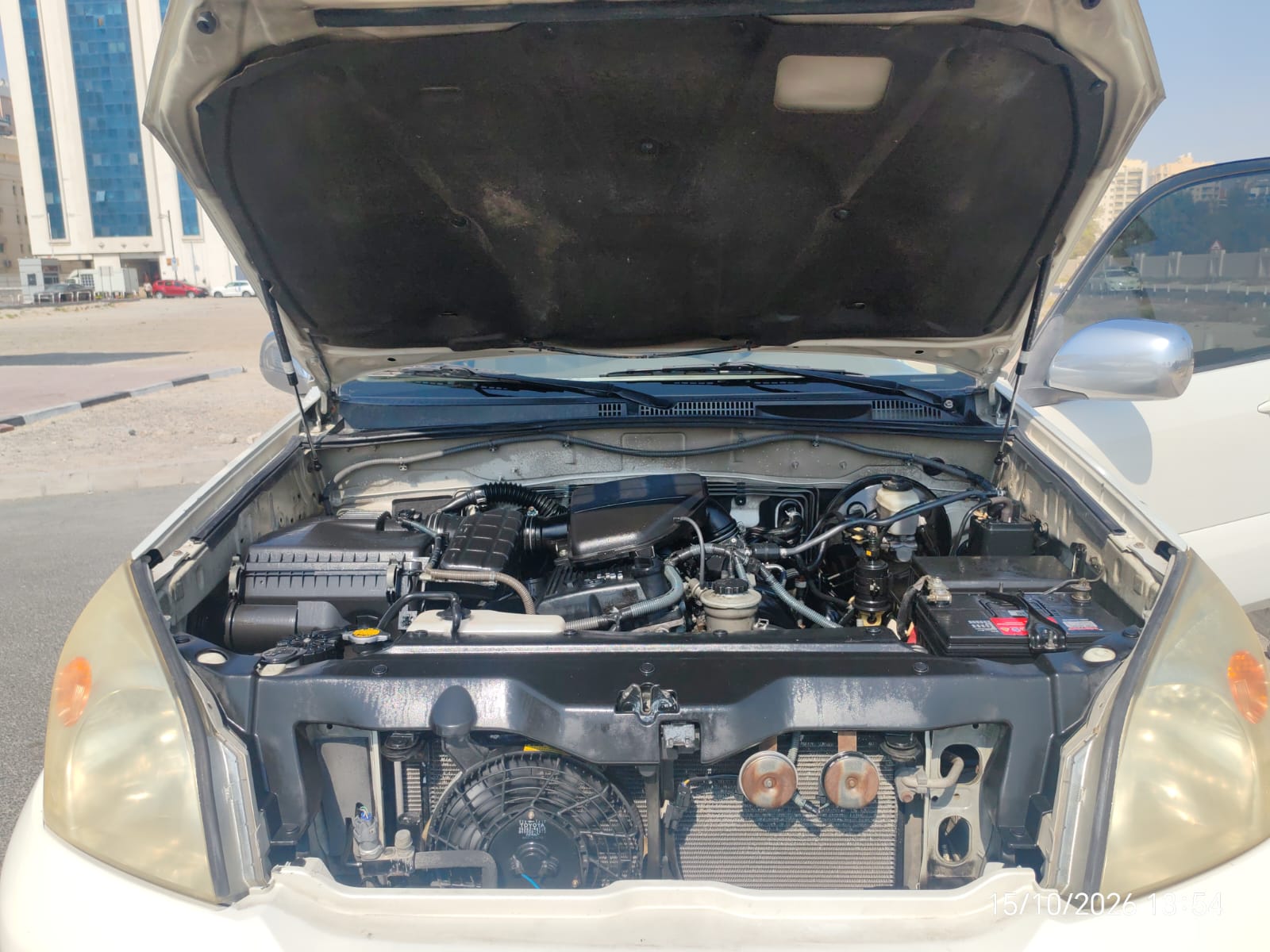 Pearl White Toyota Prado GX Basic 2008