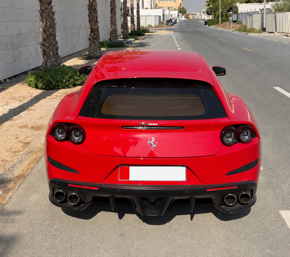 Red Ferrari GTC4 Lusso T T 2018