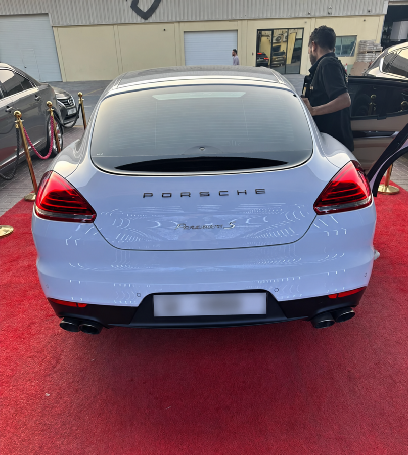 Blanco Porsche Panamera S 2014