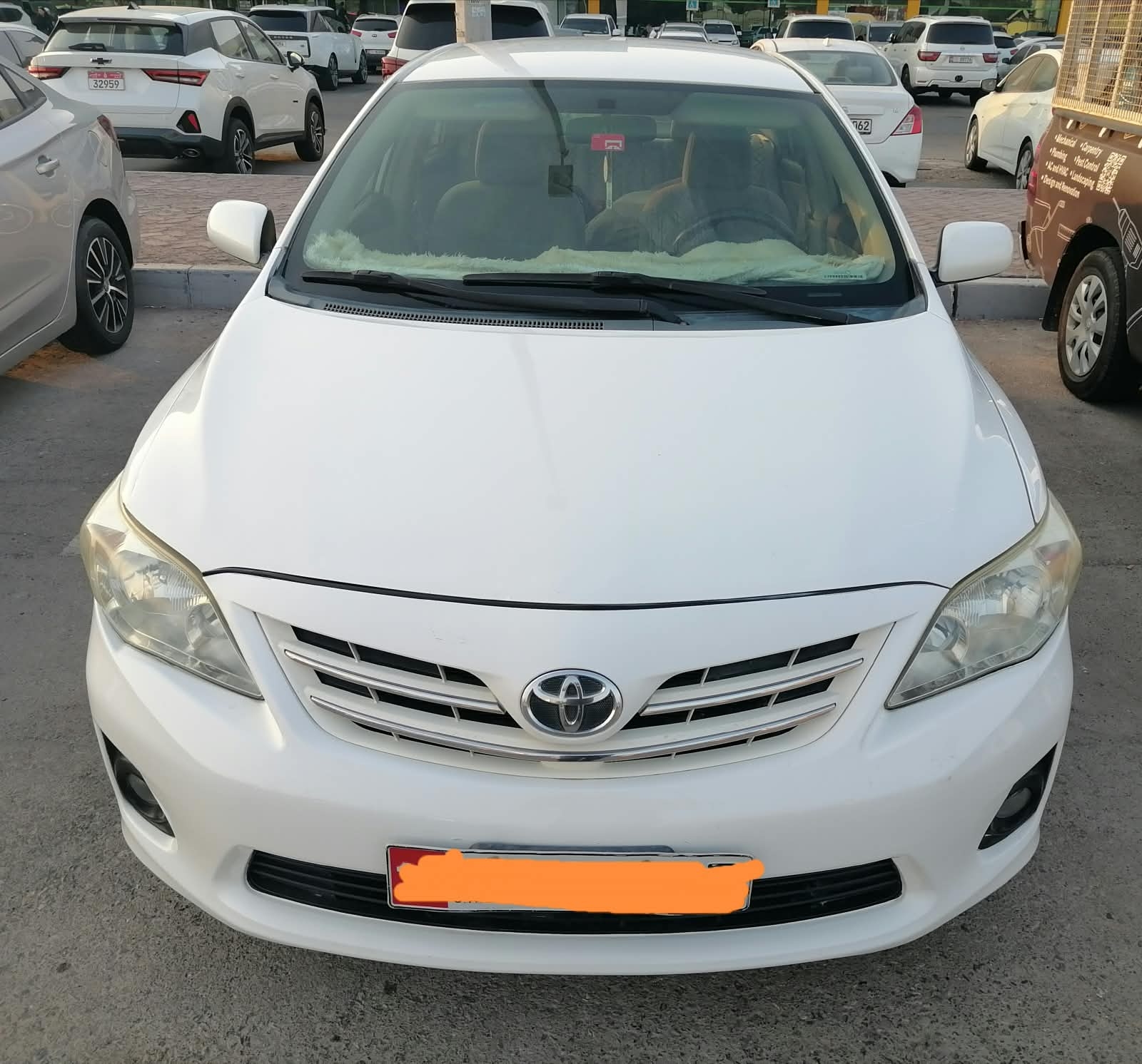 Blanc Toyota Corolla XLI 2012 Blanc Toyota Corolla XLI 2012