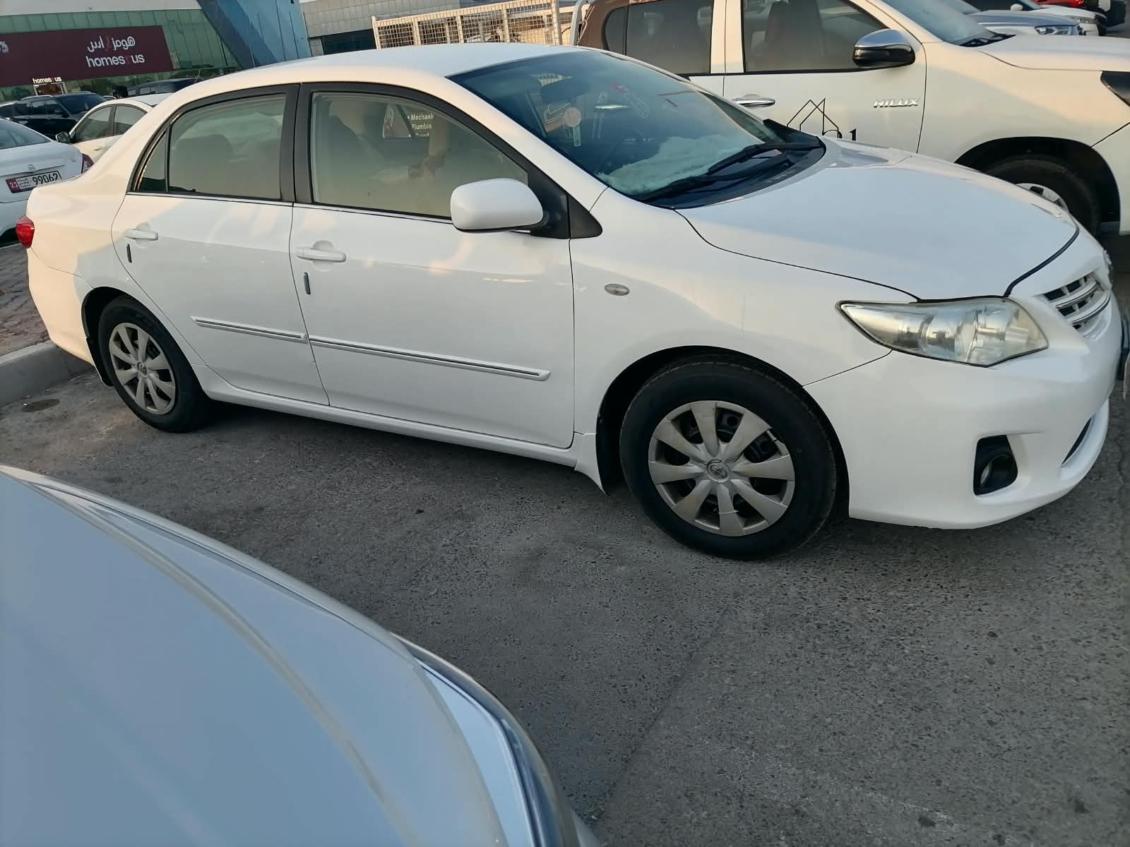 Blanc Toyota Corolla XLI 2012 Blanc Toyota Corolla XLI 2012