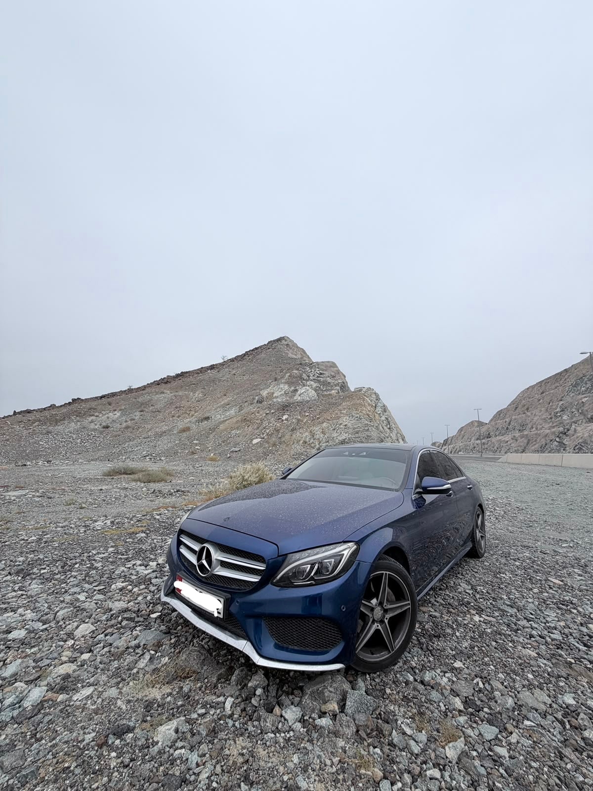 Bleu Mercedes Benz C200 AMG PREMIUM 2015