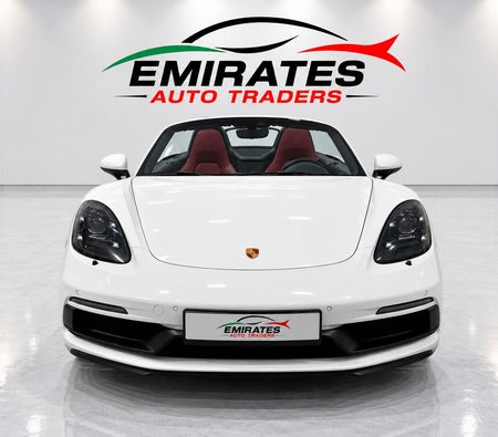 Blanco Porsche 718 Boxster GTS 2018