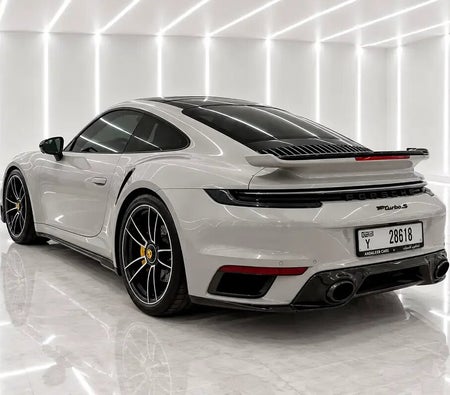Gray Porsche 911 Turbo S 2021