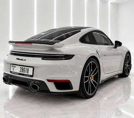 Gray Porsche 911 Turbo S 2021