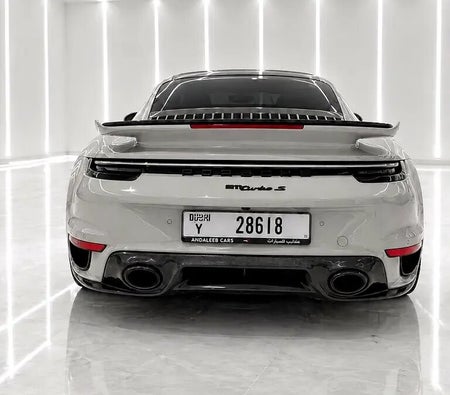 Gray Porsche 911 Turbo S 2021
