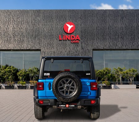 Mavi Jeep Wrangler Unlimited Sport 2024