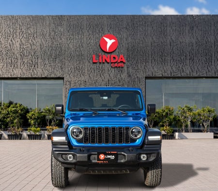 Mavi Jeep Wrangler Unlimited Sport 2024