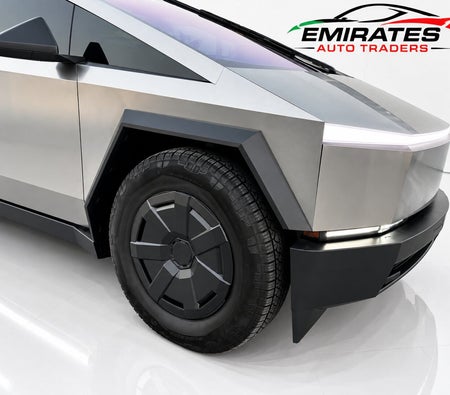 Silver Tesla Cybertruck 2026