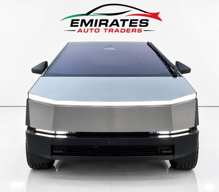 Silver Tesla Cybertruck 2026