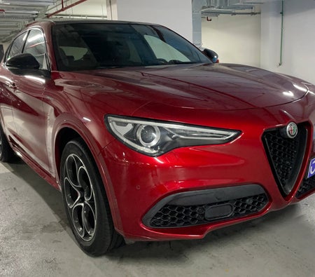 Red Alfa Romeo Stelvio Veloce 2022 Red Alfa Romeo Stelvio Veloce 2022