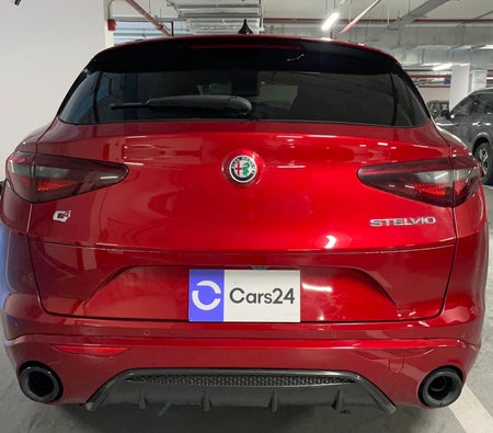 Red Alfa Romeo Stelvio Veloce 2022 Red Alfa Romeo Stelvio Veloce 2022