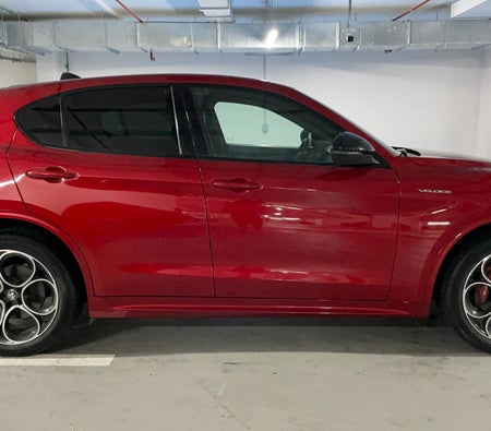 Red Alfa Romeo Stelvio Veloce 2022 Red Alfa Romeo Stelvio Veloce 2022
