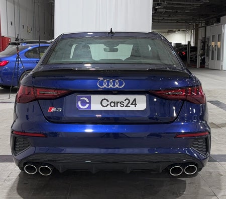 Blue Audi S3 TFSI Quattro 2023