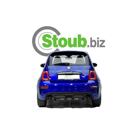 Blue Abarth 595 Scorpioneoro 2022