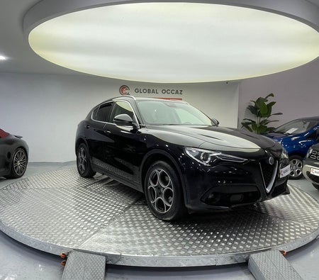 zwart Alfa Romeo stelvio 2018