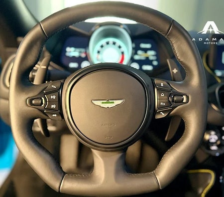 Blauw Aston Martin Vantage 2023