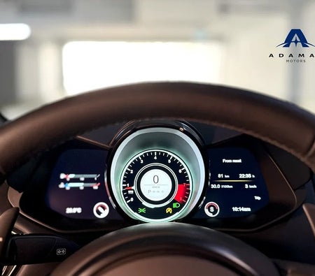 Blue Aston Martin Vantage 2023