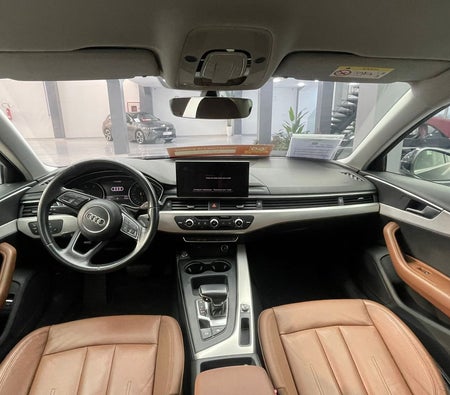 Black Audi A4 2.0 TDI BA Premium 2021