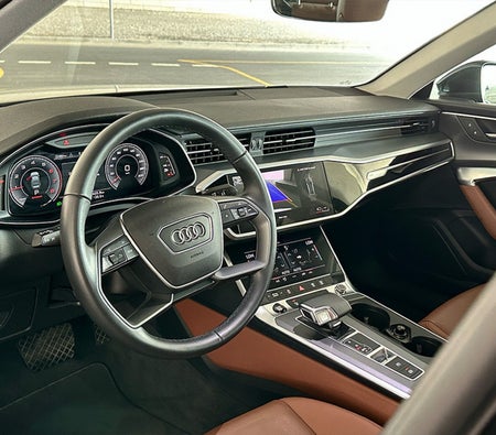 White Audi A6 2023