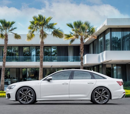 White Audi A6 S-line 2025