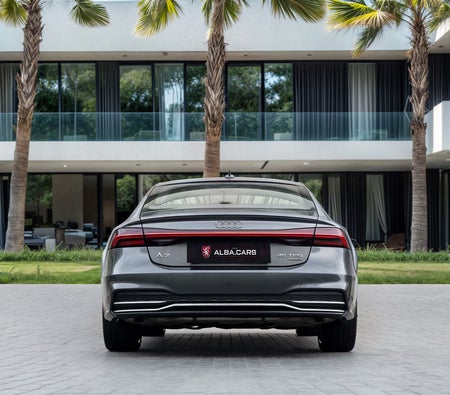 Black Audi A7 S-line 2021