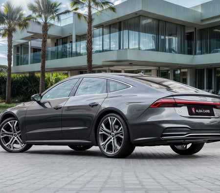 Black Audi A7 S-line 2021