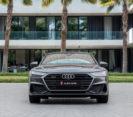 Black Audi A7 S-line 2021