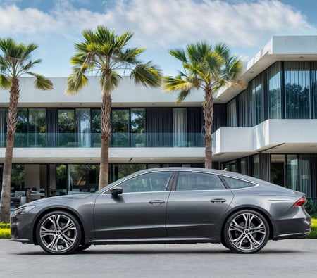 Black Audi A7 S-line 2021