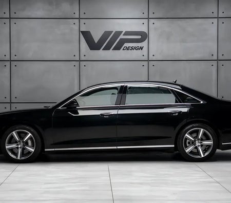 أسود أودي A8 55 TFSI Quattro 2019 أسود أودي A8 55 TFSI Quattro 2019