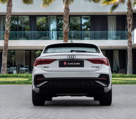 White Audi Q3 40 TFSI S-Line 2025