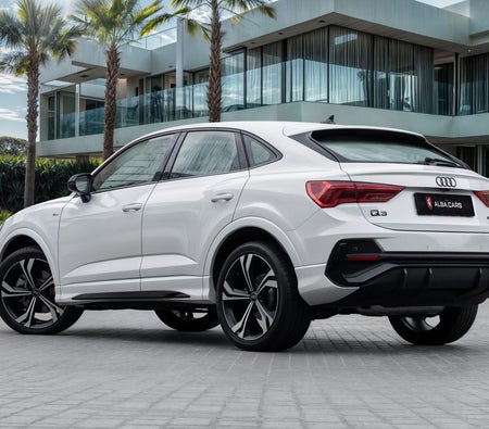 White Audi Q3 40 TFSI S-Line 2025