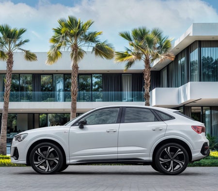 White Audi Q3 40 TFSI S-Line 2025