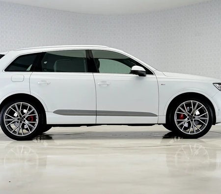 Weiß Audi Q7 45 TFSI quattro S line 2018