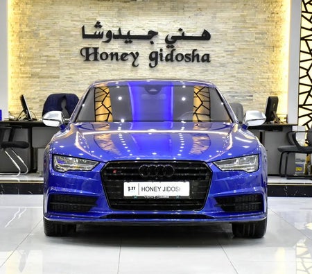 Blue Audi S7 4.0 TFSI quattro 2016 Blue Audi S7 4.0 TFSI quattro 2016