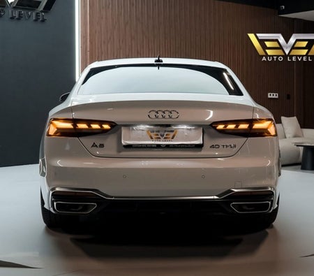 White Audi A5 Coupe 2021