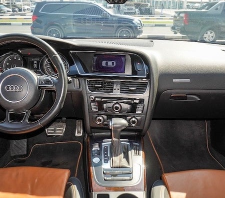 Black Audi A5 40 TFSI S-Line 2016