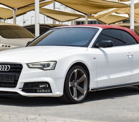 White Audi A5 S-line 2017