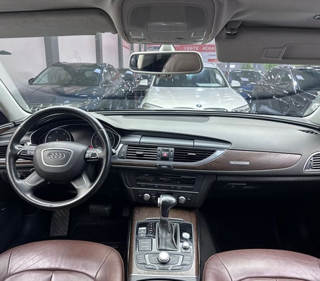 Siyah Audi A6 2013
