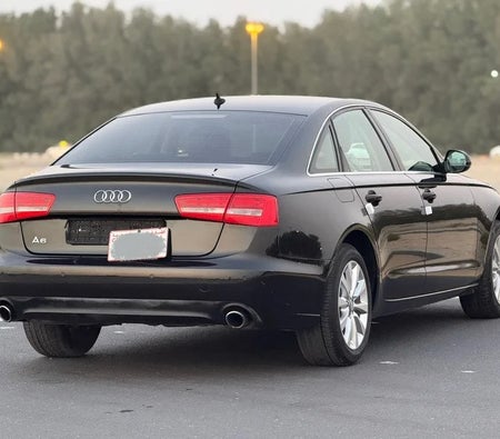 Black Audi A6 2013