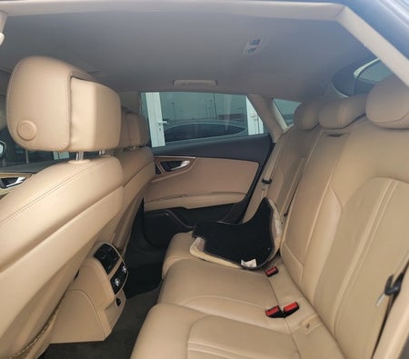 Gold Audi A7 S-line 2013