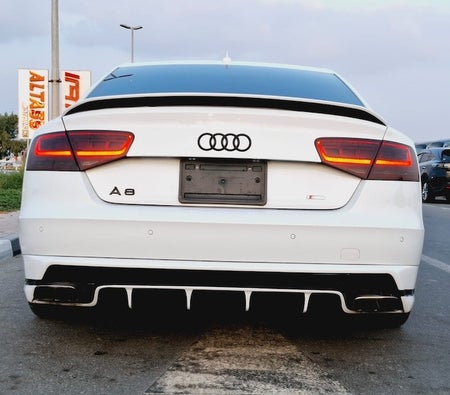 White Audi A8 L Special Edition 2013